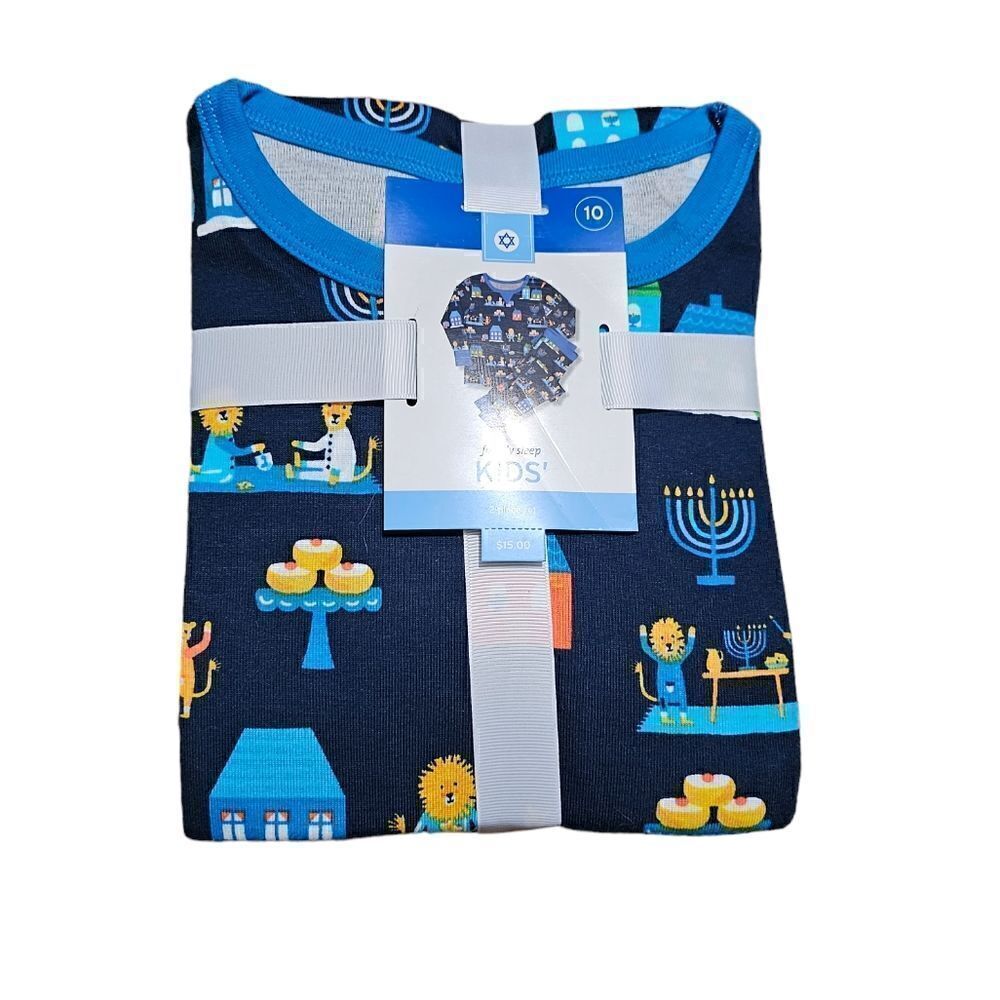 Kids TARGET Hanukkah 2 Piece Pajama Outfit Size 10